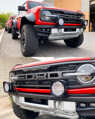 2021-2025 Bronco / Bronco Raptor Light Mount Brackets for Stock Modular Bumper - Pair