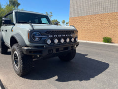 6th Gen Bronco Front Light Mount Kit for Modular Stock Front Bumper - Use Any Light