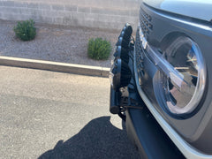 2022-UP Bronco Raptor Front Light Mount Kit  - Use Any Light