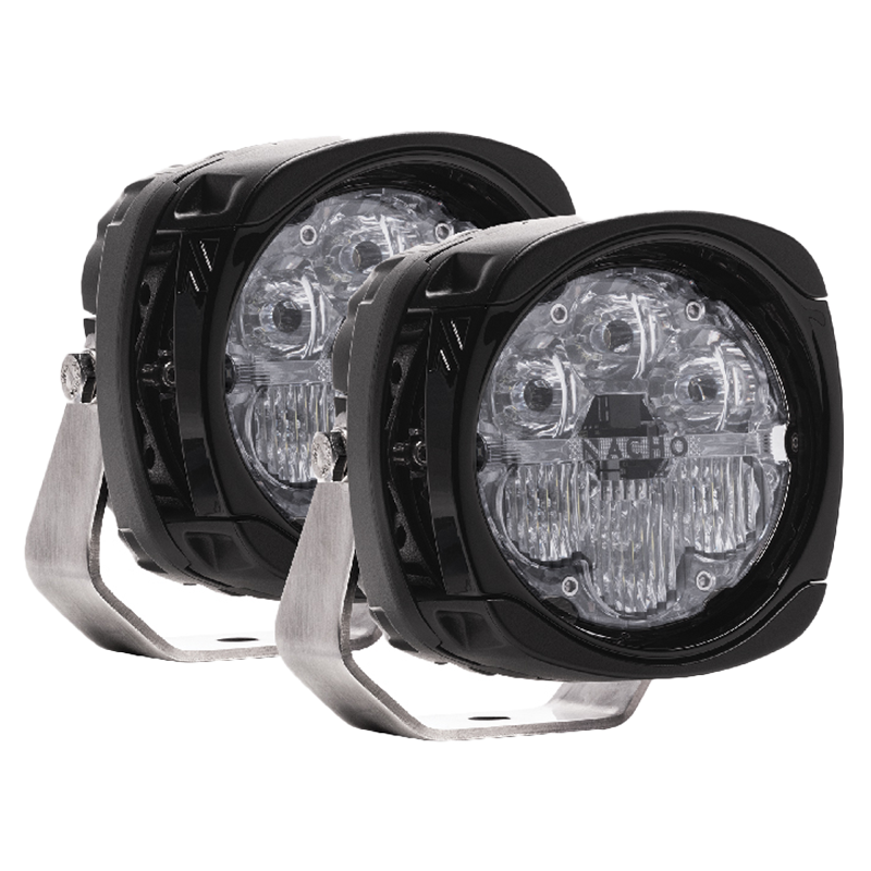 NACHO Quatro Spot Flood Combo - The Optimal Beam Combination  For Most Vehicles - Size 4" - Pair
