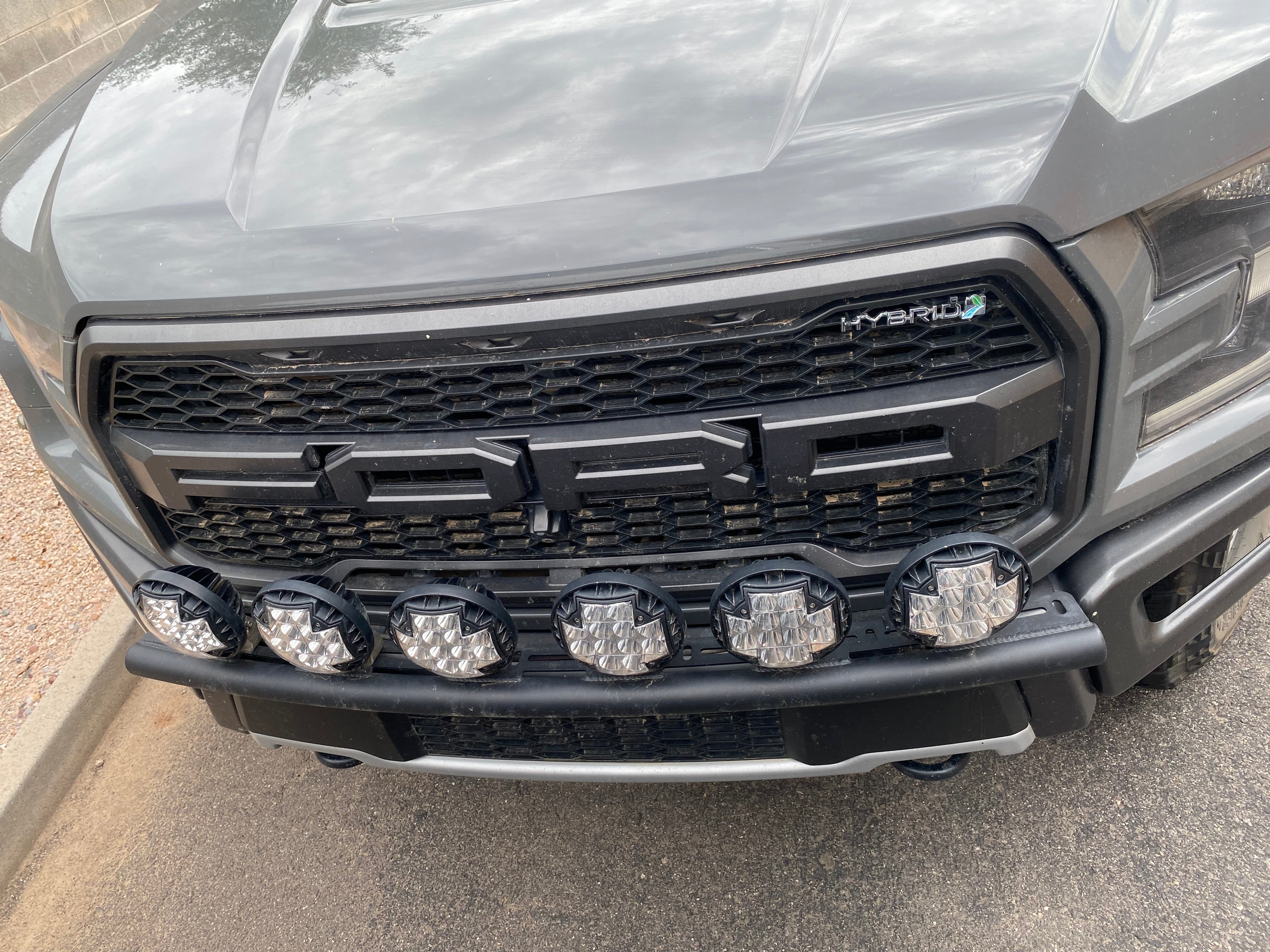 Gen 2 Raptor Front Light Mount Kit (stock bumper) - Use Any Light ...