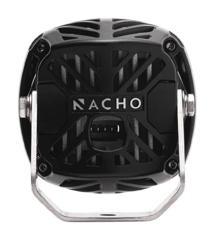 NACHO Quatro Flood Beam Pattern - Ideal for Lower Speed Driving with Low and High Power - Size 4" - Pair