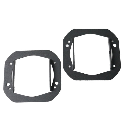 Jeep JL JT JK Fog Mount Brackets - 1 Piece Bumper 800
